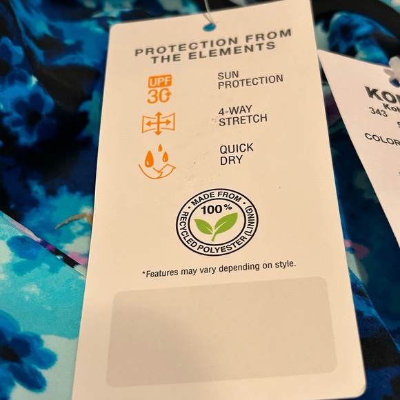 Zeroxposur Racerback UPF 30+ Action Tankini Top For Women (MARLIN) - Picture 3 of 4